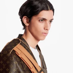 Louis Vuitton MONOGRAM Monogram Admiral Jacket For Men Brown X 56 Inch -Bandolier Online Shop f29b4708 3862 4842 b7d4 be551461736f