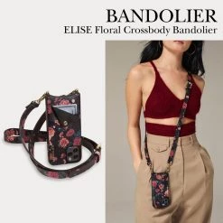 Bandolier Flower Patterns Leather IPhone 8 Plus IPhone X Bridal For Women Black/floral/gold X 12 Mini