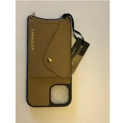 Bandolier Stripes Plain Leather IPhone 13 IPhone 13 Mini IPhone 13 Pro For Women Tan/gold X Iphone 12/ 12 Pro -Bandolier Online Shop org 1005