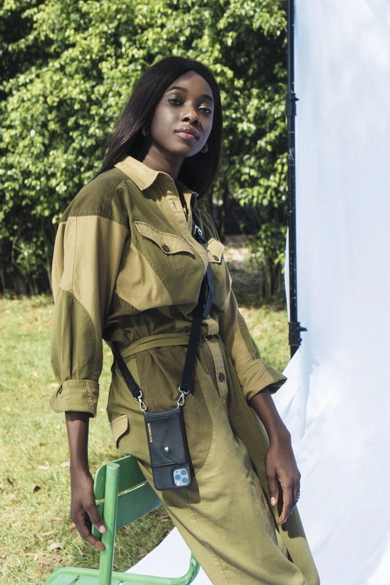 Bandolier 2021 Cruise Unisex Street Style Plain Leather IPhone 8 IPhone 8 Plus For Women Black/silver X Iphone12promax 5 Bandolier 2021 Cruise Unisex Street Style Plain Leather IPhone 8 IPhone 8 Plus For Women Black/silver X Iphone12promax - Image 5