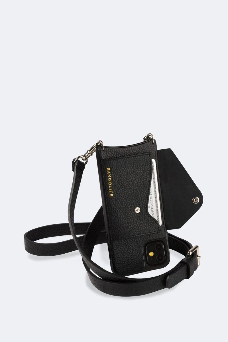 Bandolier 2021 Cruise Unisex Street Style Plain Leather IPhone 8 IPhone 8 Plus For Women Black/silver X Iphone12promax 6 Bandolier 2021 Cruise Unisex Street Style Plain Leather IPhone 8 IPhone 8 Plus For Women Black/silver X Iphone12promax - Image 6