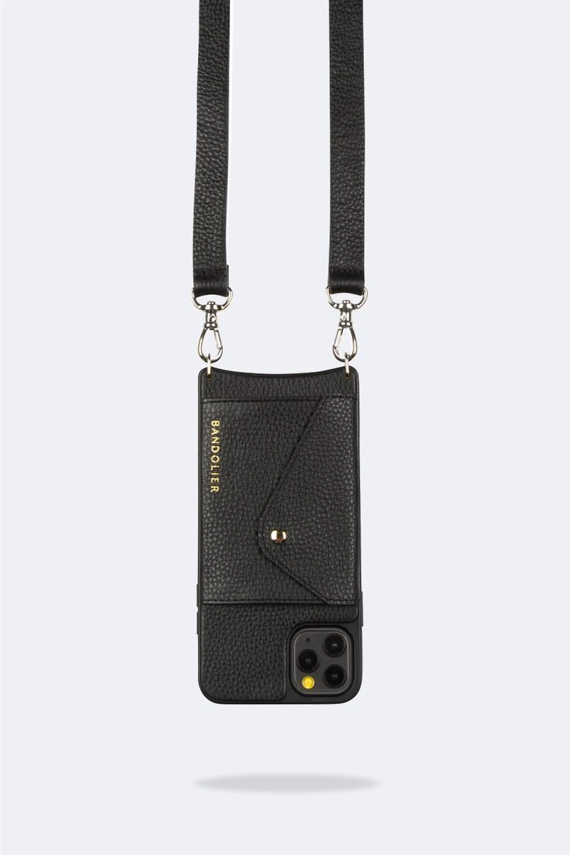 Bandolier 2021 Cruise Unisex Street Style Plain Leather IPhone 8 IPhone 8 Plus For Women Black/silver X Iphone12promax 9 Bandolier 2021 Cruise Unisex Street Style Plain Leather IPhone 8 IPhone 8 Plus For Women Black/silver X Iphone12promax - Image 9