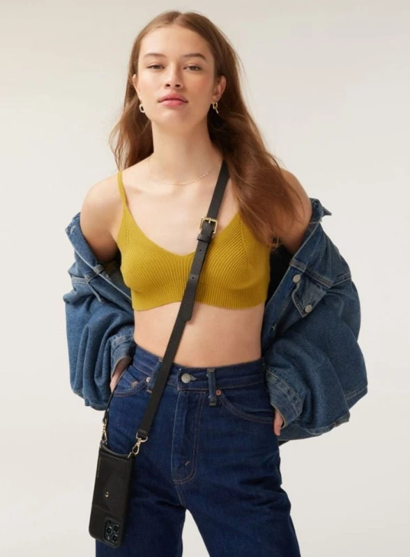 Bandolier Unisex Plain Leather Logo IPhone 13 IPhone 13 Mini For Women Black X Iphone13 9 Bandolier Unisex Plain Leather Logo IPhone 13 IPhone 13 Mini For Women Black X Iphone13 - Image 9