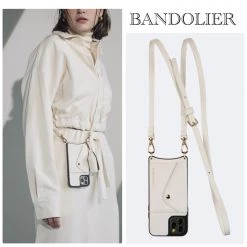Bandolier 2020-21FW Plain Leather IPhone 8 IPhone 8 Plus IPhone X IPhone XS For Women Winter White/gold X Iphone 13 Pro