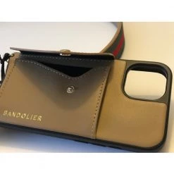 Bandolier Stripes Plain Leather IPhone 13 IPhone 13 Mini IPhone 13 Pro For Women Tan/gold X Iphone 12/ 12 Pro -Bandolier Online Shop org 1008