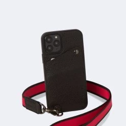 Bandolier Unisex Plain Leather IPhone X IPhone XS IPhone XS Max For Men Black/pewter X Iphone 12/12pro -Bandolier Online Shop org 10093
