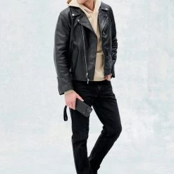 Bandolier Unisex Plain Leather IPhone X IPhone XS IPhone XS Max For Men Black/pewter X Iphone 12/12pro -Bandolier Online Shop org 10109