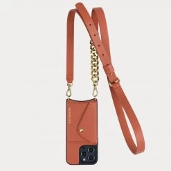 Bandolier Plain Leather IPhone 13 IPhone 13 Mini IPhone 13 Pro For Women Clay/gold X Iphone 12 Pro Max -Bandolier Online Shop org 1015