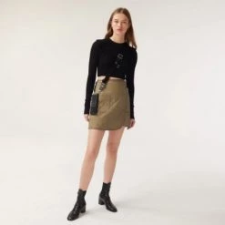 Bandolier 2022-23FW Leather Logo IPhone 13 IPhone 13 Mini IPhone 13 Pro For Women Black/silver X Iphone 13pro -Bandolier Online Shop org 10199