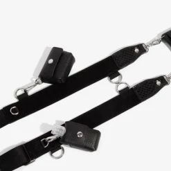 Bandolier 2022-23FW Leather Logo IPhone 13 IPhone 13 Mini IPhone 13 Pro For Women Black/silver X Iphone 13pro -Bandolier Online Shop org 10200