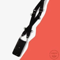 Bandolier 2022-23FW Leather Logo IPhone 13 IPhone 13 Mini IPhone 13 Pro For Women Black/silver X Iphone 13pro -Bandolier Online Shop org 10205