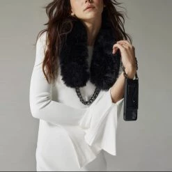 Bandolier Blended Fabrics Chain Plain Leather IPhone XS IPhone XS Max For Women Black/pewter X Iphone Xs Max -Bandolier Online Shop org 10211