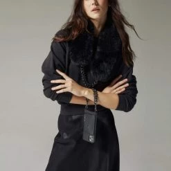 Bandolier Blended Fabrics Chain Plain Leather IPhone XS IPhone XS Max For Women Black/pewter X Iphone Xs Max -Bandolier Online Shop org 10214