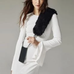 Bandolier Blended Fabrics Chain Plain Leather IPhone XS IPhone XS Max For Women Black/pewter X Iphone Xs Max -Bandolier Online Shop org 10215