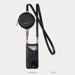 Bandolier Studded Plain Leather Logo IPhone 13 IPhone 13 Mini For Women Black/pewter X Iphone 13 Pro -Bandolier Online Shop org 10223