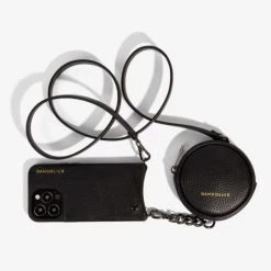 Bandolier Studded Plain Leather Logo IPhone 13 IPhone 13 Mini For Women Black/pewter X Iphone 13 Pro -Bandolier Online Shop org 10227