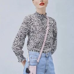 Bandolier 2020 Cruise Heart Plain Leather Logo Smart Phone Cases For Women Black-pink-silver X Domestic Rush +1000 -Bandolier Online Shop org 10253