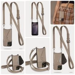 Bandolier Plain Leather IPhone 8 IPhone 8 Plus IPhone X IPhone XS For Women H. Mauve/silver X Iphone12/12 Pro -Bandolier Online Shop org 10274
