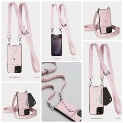 Bandolier Plain Leather IPhone 8 IPhone 8 Plus IPhone X IPhone XS For Women H. Mauve/silver X Iphone12/12 Pro -Bandolier Online Shop org 10275