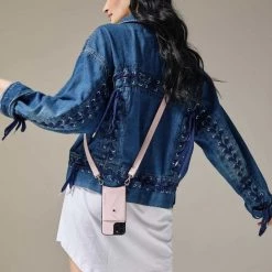 Bandolier Plain Leather IPhone 8 IPhone 8 Plus IPhone X IPhone XS For Women H. Mauve/silver X Iphone12/12 Pro -Bandolier Online Shop org 10276