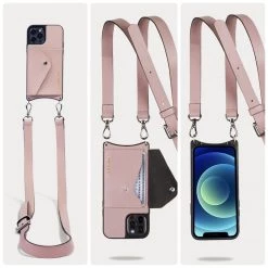 Bandolier Plain Leather IPhone 8 IPhone 8 Plus IPhone X IPhone XS For Women H. Mauve/silver X Iphone12/12 Pro -Bandolier Online Shop org 10278