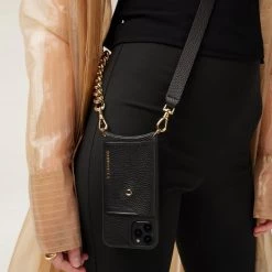 Bandolier Plain Leather IPhone 13 IPhone 13 Mini IPhone 13 Pro For Women Clay/gold X Iphone 12 Pro Max -Bandolier Online Shop org 1028