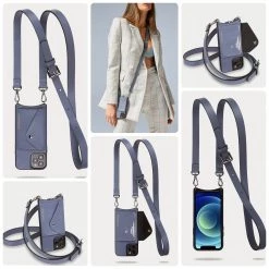 Bandolier Plain Leather IPhone 8 IPhone 8 Plus IPhone X IPhone XS For Women H. Mauve/silver X Iphone12/12 Pro -Bandolier Online Shop org 10283
