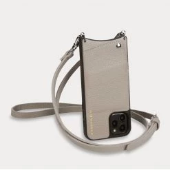 Bandolier EMMA 2021 SS Plain Leather IPhone 8 IPhone 8 Plus IPhone X IPhone XS For Women Black/pewter X Iphone Xs Max -Bandolier Online Shop org 10289