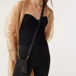 Bandolier Plain Leather IPhone 13 IPhone 13 Mini IPhone 13 Pro For Women Clay/gold X Iphone 12 Pro Max -Bandolier Online Shop org 1029