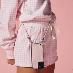 Bandolier EMMA 2021 SS Plain Leather IPhone 8 IPhone 8 Plus IPhone X IPhone XS For Women Black/pewter X Iphone Xs Max -Bandolier Online Shop org 10292