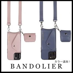 Bandolier Faux Fur Logo Tech Accessories For Women Smoke/silver X Airpod Pro