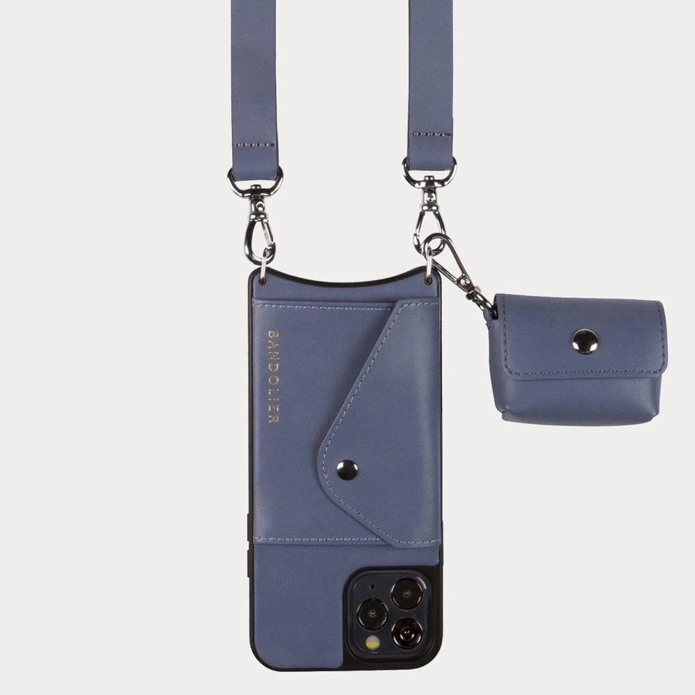 Bandolier Faux Fur Logo Tech Accessories For Women Smoke/silver X Airpod Pro 20 Bandolier Faux Fur Logo Tech Accessories For Women Smoke/silver X Airpod Pro - Image 20