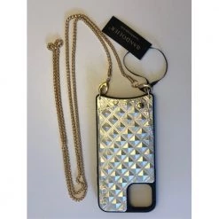 Bandolier 2020-21FW Studded Chain Plain IPhone 8 IPhone 8 Plus IPhone X For Women Creme/gold X Iphone 13 Pro -Bandolier Online Shop org 1071