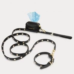 Bandolier SARAH Studded Pet Supplies Black/gold X Small -Bandolier Online Shop org 1094