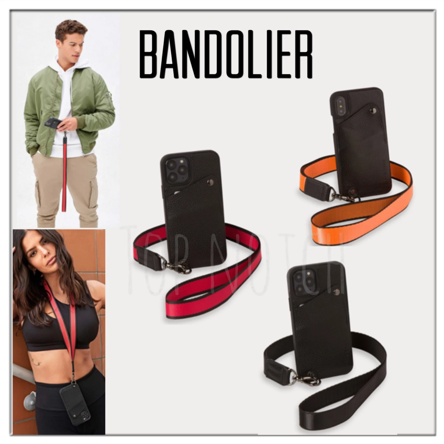 Bandolier 2021 SS Unisex Street Style Plain Smart Phone Cases For Men Orange/ Pewter X Iphone Xs Max 1 Bandolier 2021 SS Unisex Street Style Plain Smart Phone Cases For Men Orange/ Pewter X Iphone Xs Max