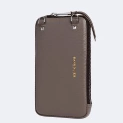 Bandolier Street Style Plain Leather IPhone 8 IPhone 8 Plus IPhone X For Women Croco Green Pewter +2000 X One Size -Bandolier Online Shop org 1129