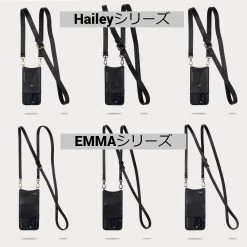 Bandolier 2019-20FW Street Style Chain Leather IPhone 8 IPhone 8 Plus IPhone X For Women Emma Black Gold X Iphone 13 Pro Max -Bandolier Online Shop org 1191