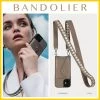 Bandolier 2022 SS Leather Logo IPhone 11 Pro IPhone 11 Pro Max IPhone 11 For Women Taupe/metallic X Iphone 12pro Max