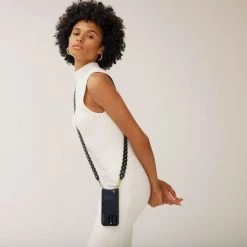 Bandolier Flower Patterns Unisex Street Style Bi-color Plain Leather For Women Black X 13 Pro Max (stock Check) -Bandolier Online Shop org 120