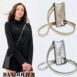Bandolier NICOLE 2021-22FW Plain Leather IPhone 8 IPhone 8 Plus IPhone X IPhone XS For Women Rich Gold +500 X Iphone 12 Mini