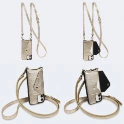 Bandolier NICOLE 2021-22FW Plain Leather IPhone 8 IPhone 8 Plus IPhone X IPhone XS For Women Rich Gold +500 X Iphone 12 Mini -Bandolier Online Shop org 1220