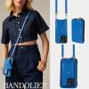 Bandolier Plain Leather Co-ord Logo IPhone 13 IPhone 13 Mini For Women Palace Blue/silver X Iphone 13 Mini