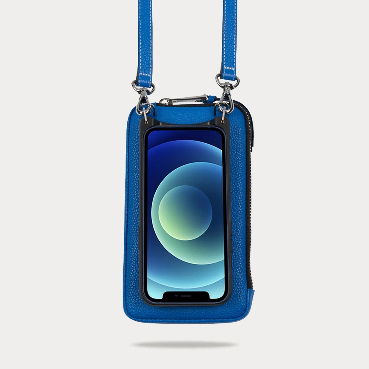 Bandolier Plain Leather Co-ord Logo IPhone 13 IPhone 13 Mini For Women Palace Blue/silver X Iphone 13 Mini 4 Bandolier Plain Leather Co-ord Logo IPhone 13 IPhone 13 Mini For Women Palace Blue/silver X Iphone 13 Mini - Image 4