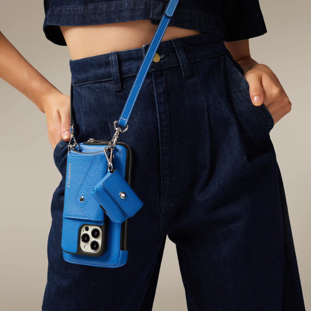 Bandolier Plain Leather Co-ord Logo IPhone 13 IPhone 13 Mini For Women Palace Blue/silver X Iphone 13 Mini 6 Bandolier Plain Leather Co-ord Logo IPhone 13 IPhone 13 Mini For Women Palace Blue/silver X Iphone 13 Mini - Image 6