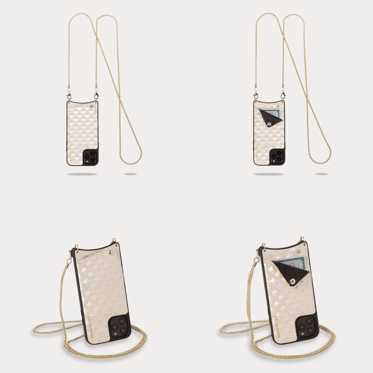 Bandolier Chain IPhone 8 IPhone 8 Plus IPhone X Bridal IPhone XS For Women Cream/gold X Iphone 12 Mini 11 Bandolier Chain IPhone 8 IPhone 8 Plus IPhone X Bridal IPhone XS For Women Cream/gold X Iphone 12 Mini - Image 11