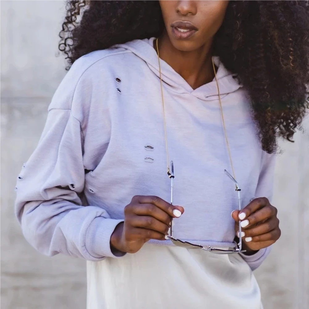 Bandolier Street Style Chain Plain Face Masks For Women Gold X One Size 6 Bandolier Street Style Chain Plain Face Masks For Women Gold X One Size - Image 6