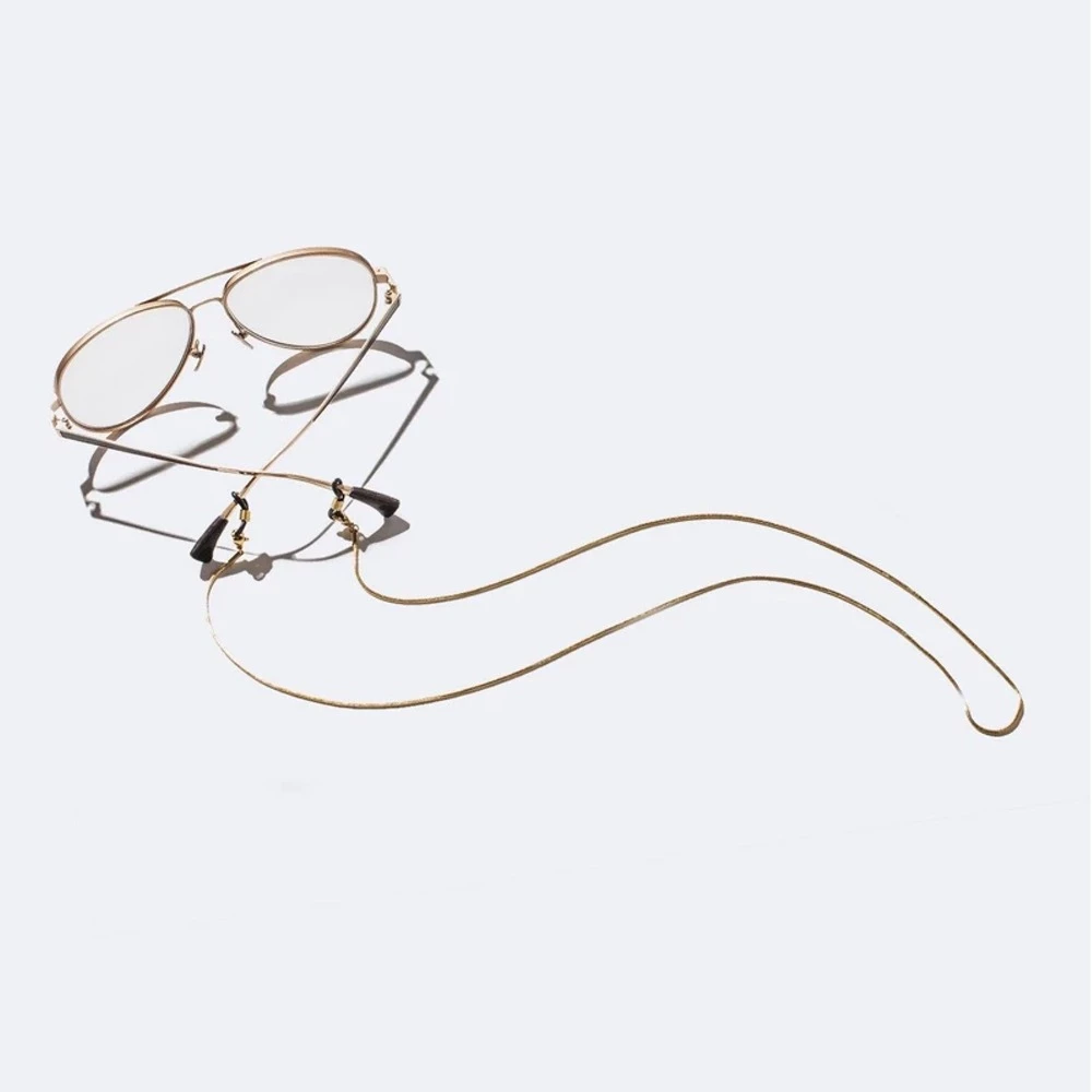 Bandolier Street Style Chain Plain Face Masks For Women Gold X One Size 10 Bandolier Street Style Chain Plain Face Masks For Women Gold X One Size - Image 10