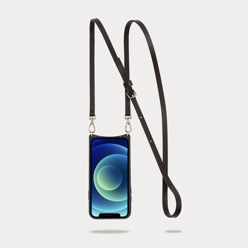 Bandolier Unisex Plain Leather IPhone 8 IPhone 8 Plus IPhone X Bridal For Women Black/gold X 13 Pro Max 5 Bandolier Unisex Plain Leather IPhone 8 IPhone 8 Plus IPhone X Bridal For Women Black/gold X 13 Pro Max - Image 5