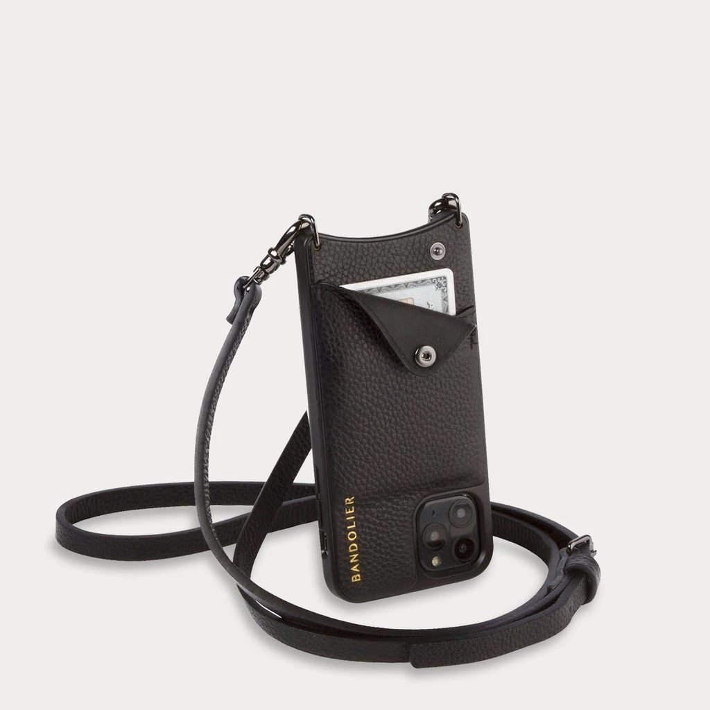 Bandolier Unisex Plain Leather IPhone 8 IPhone 8 Plus IPhone X Bridal For Women Black/gold X 13 Pro Max 9 Bandolier Unisex Plain Leather IPhone 8 IPhone 8 Plus IPhone X Bridal For Women Black/gold X 13 Pro Max - Image 9