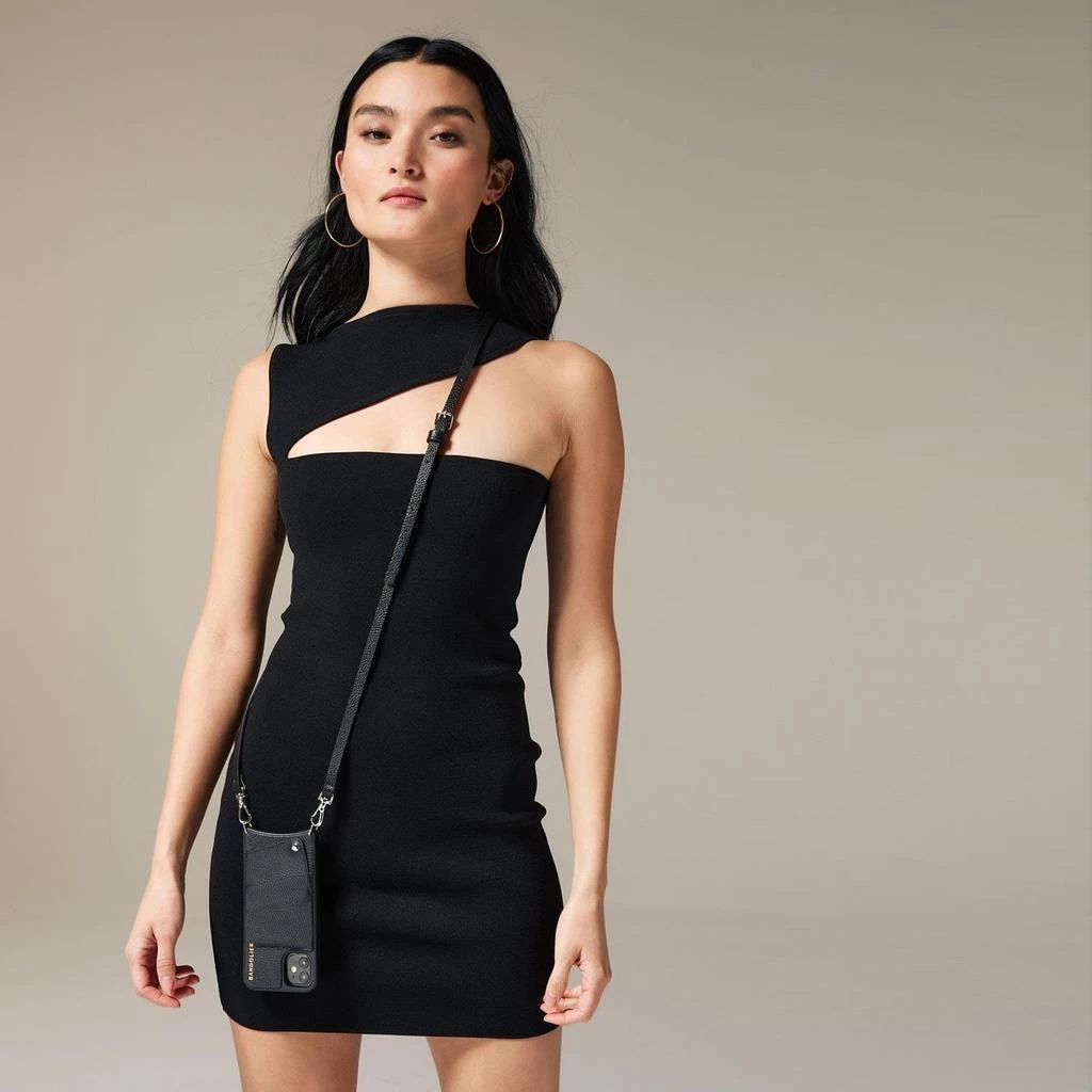 Bandolier Unisex Plain Leather IPhone 8 IPhone 8 Plus IPhone X Bridal For Women Black/gold X 13 Pro Max 14 Bandolier Unisex Plain Leather IPhone 8 IPhone 8 Plus IPhone X Bridal For Women Black/gold X 13 Pro Max - Image 14